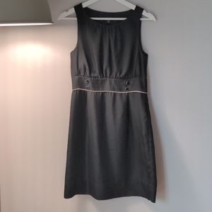 Jacob sleeveless silk black dress